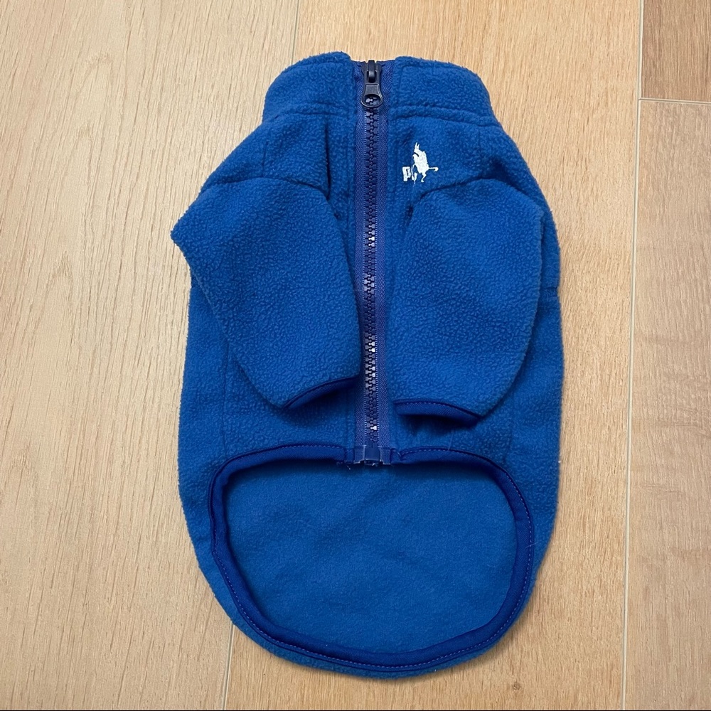NWOT Blue Fleece Long Sleeve Jacket